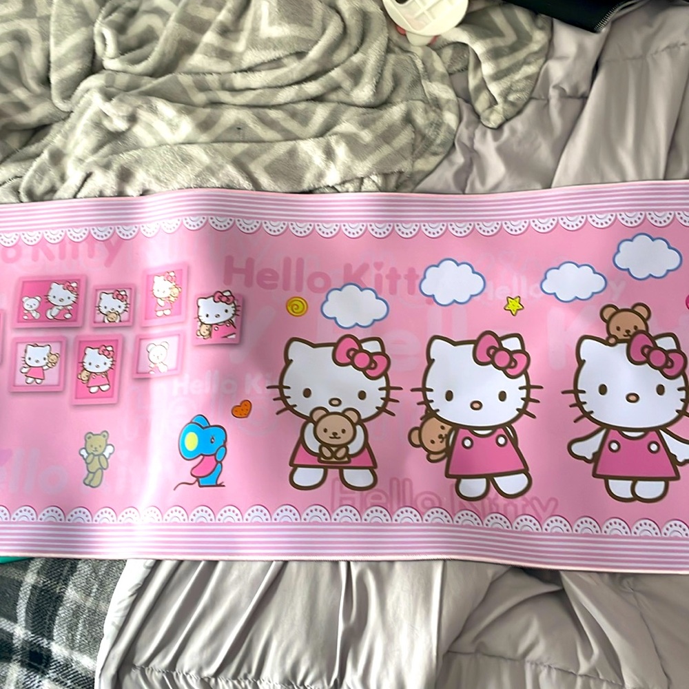 4 foot hello kitty desk matt